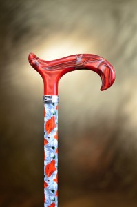 Vycházková hůl s nastavitelnou délkou Fayet Coquelicot