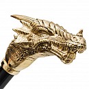 Vycházková hůl Luxusní Dragon Gold